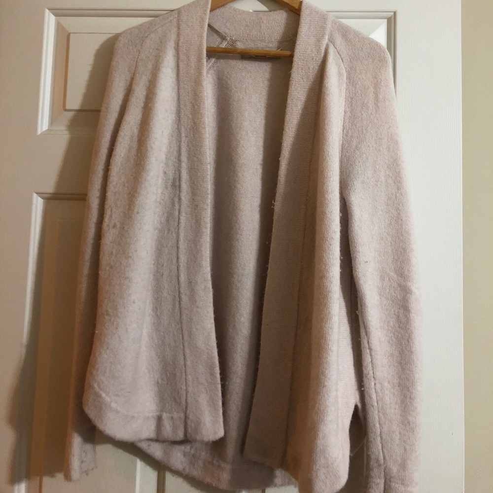 Loft cardigan blush pink